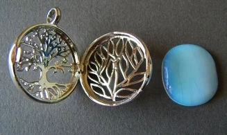 Arbre de Vie Opalite pierre pendentif