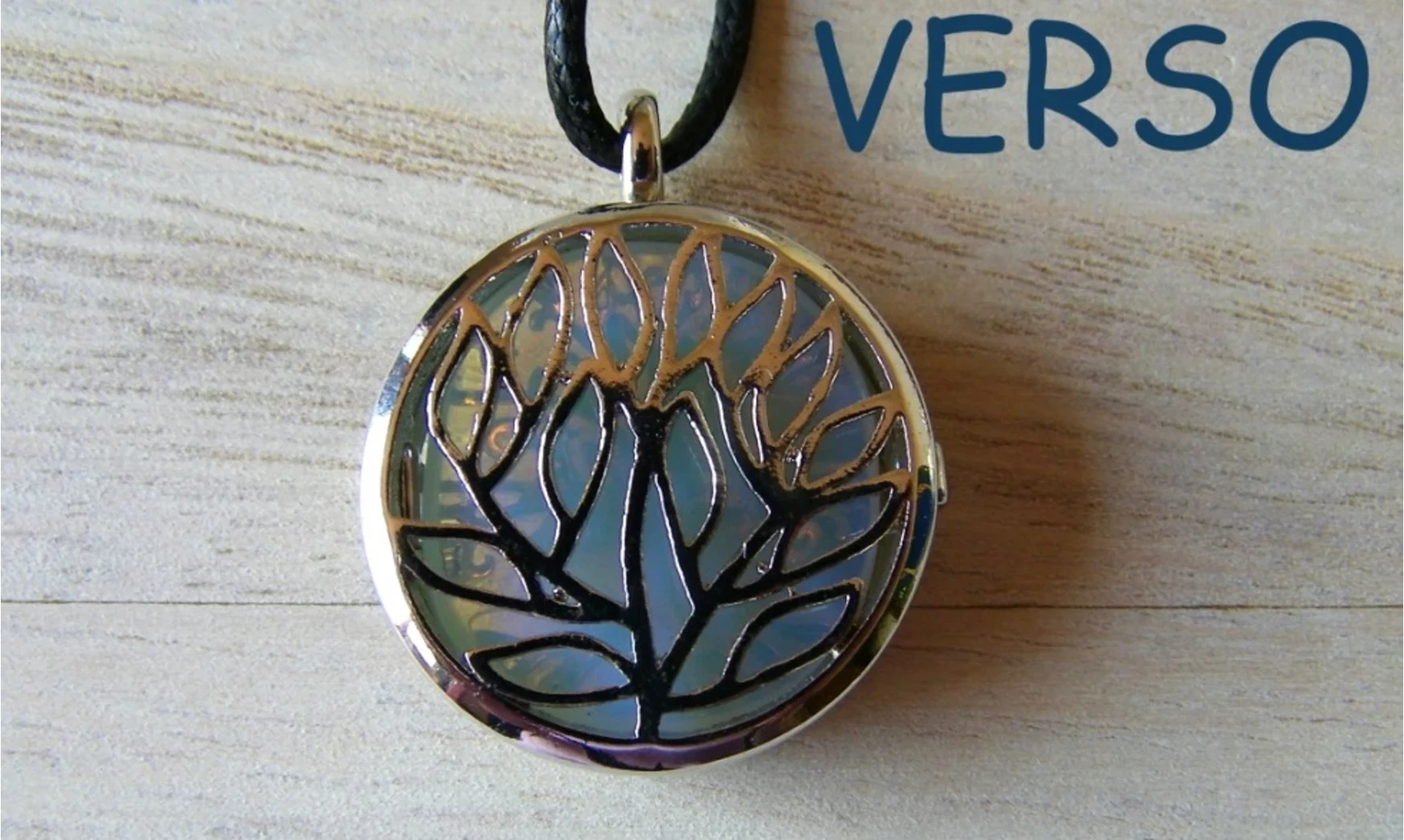Arbre de Vie Opalite pierre pendentif