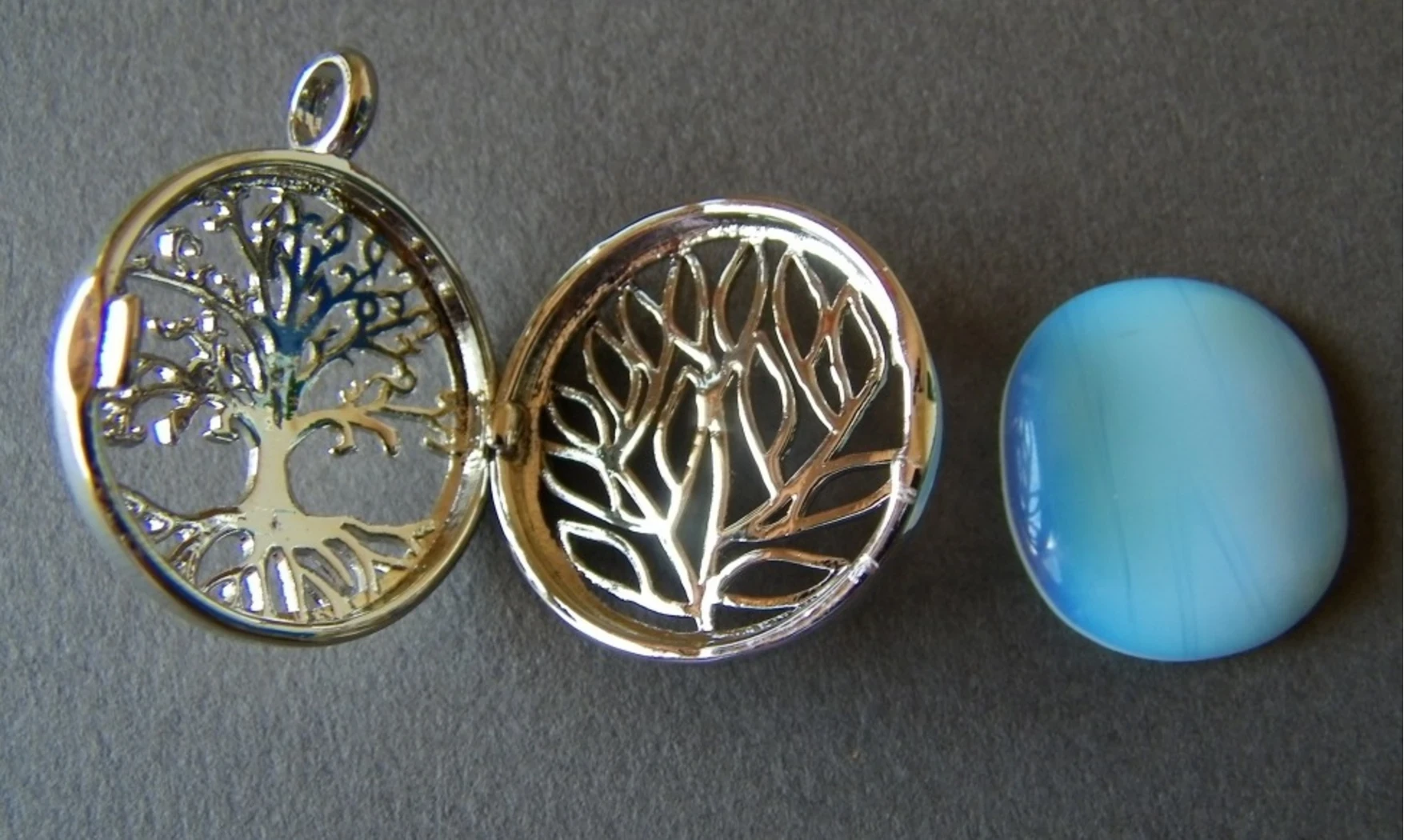 Arbre de Vie Opalite pierre pendentif