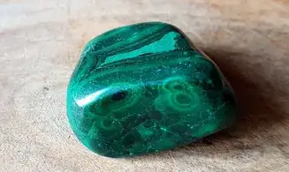 Malachite large tumbled stone