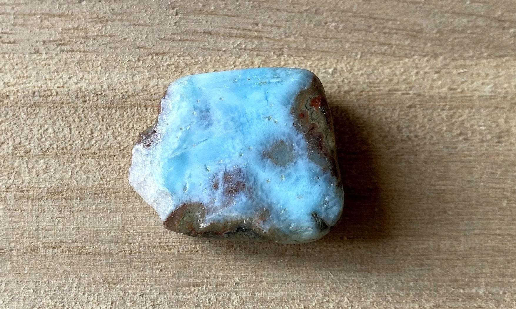 Larimar pierre roulée 2