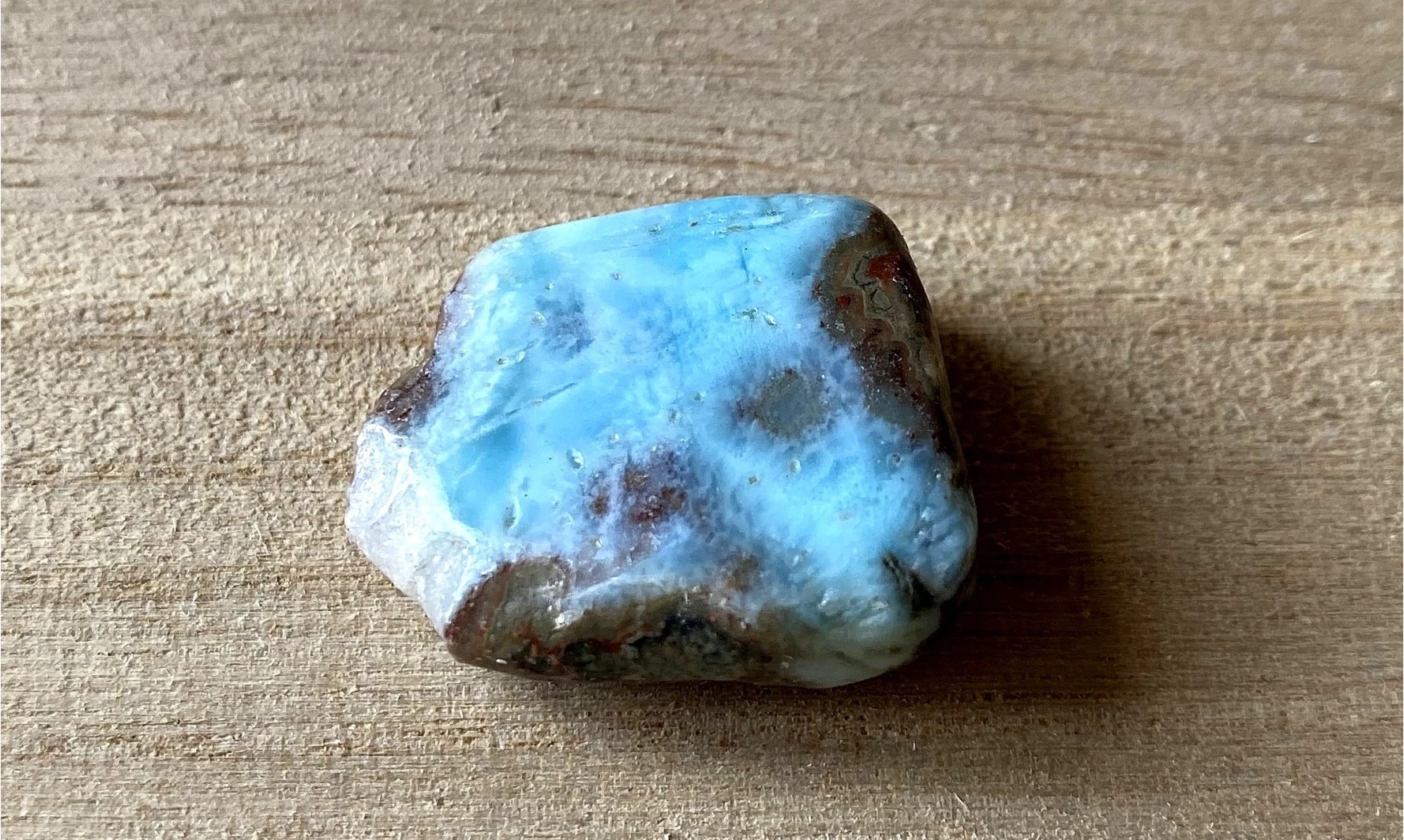 Larimar pierre roulée 2