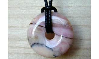 Pink Opal Dount pendant 2