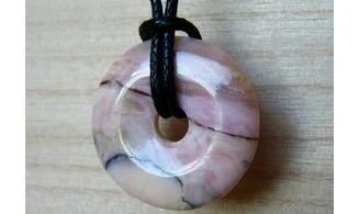 Pink Opal Dount pendant 2