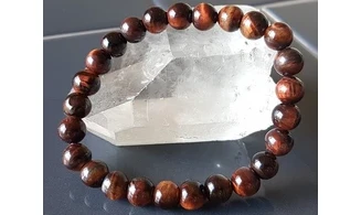Oeil de Taureau pierres Boules bracelet