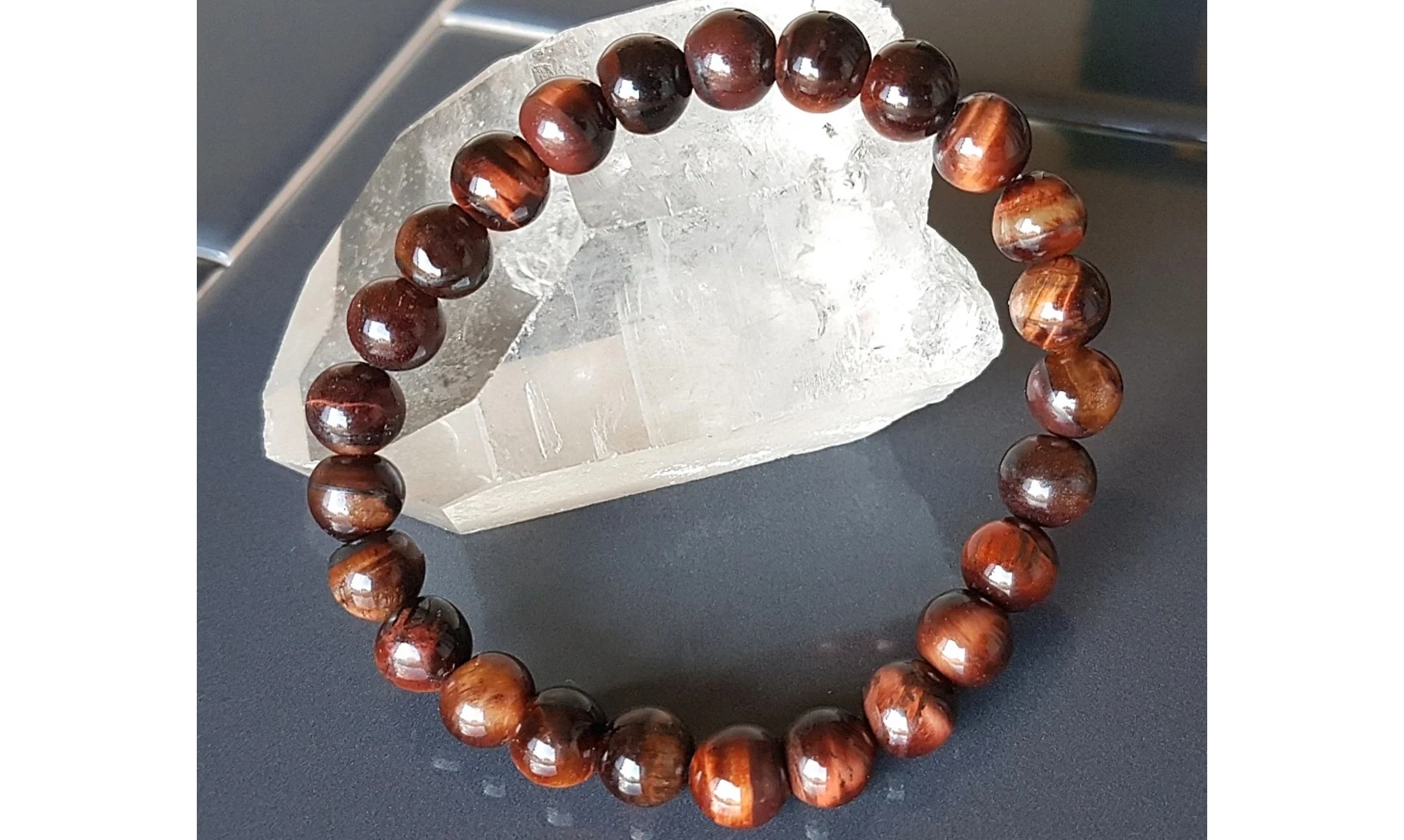Oeil de Taureau pierres Boules bracelet