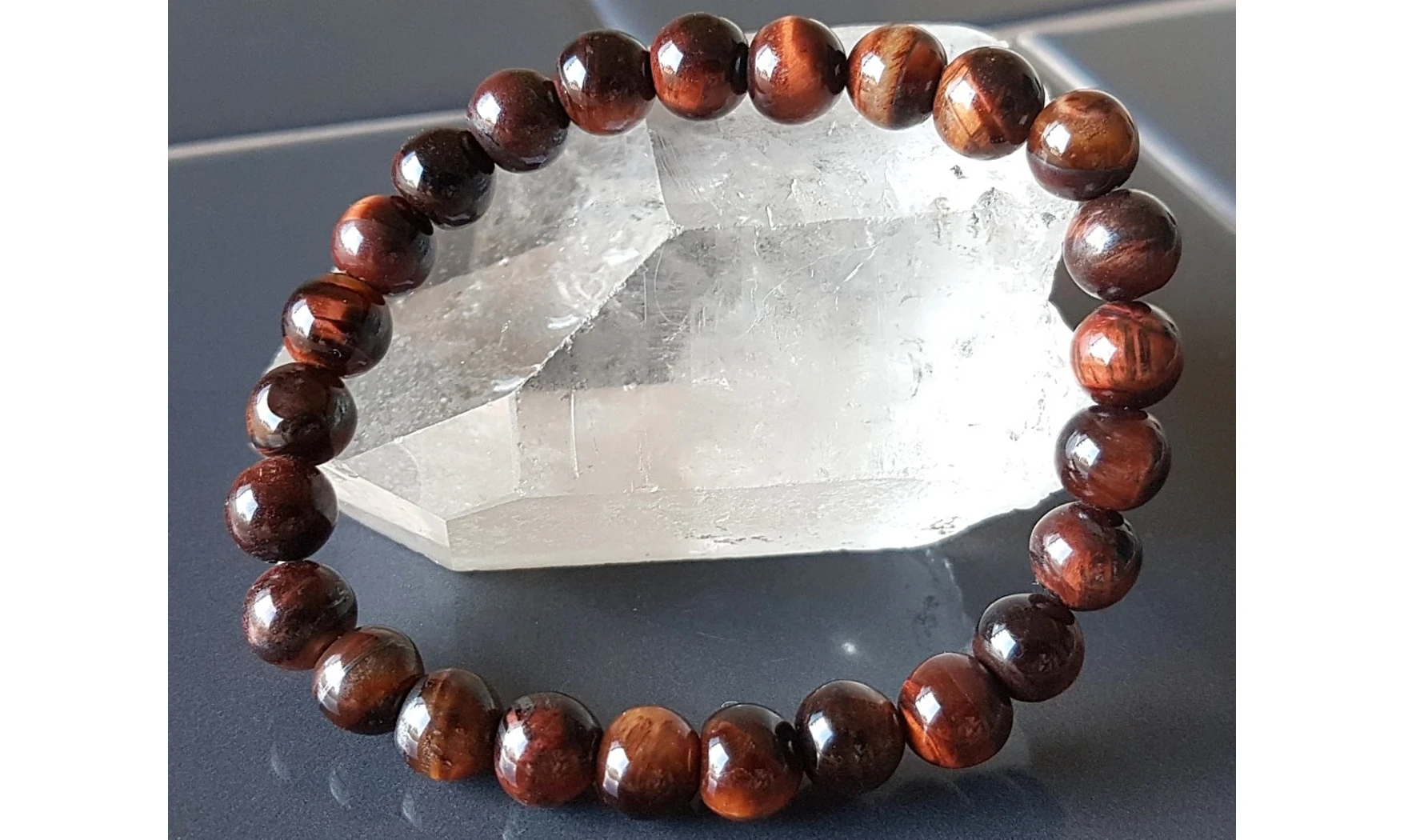 Oeil de Taureau pierres Boules bracelet
