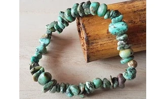 Turquoise d'Afrique bracelet Baroque