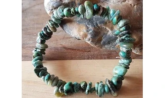 Turquoise d'Afrique bracelet Baroque