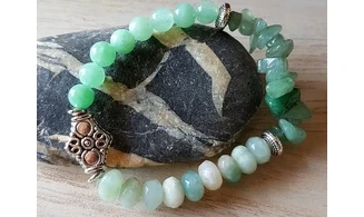 Aventurine verte Bracelet Antik pierres