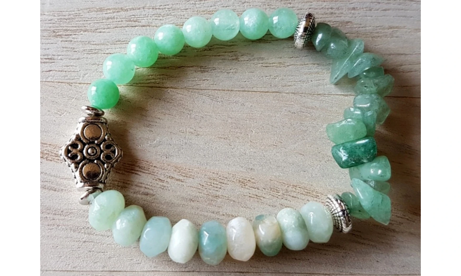 Aventurine verte Bracelet Antik pierres