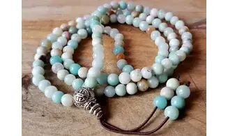 Amazonite Mala Bracelet