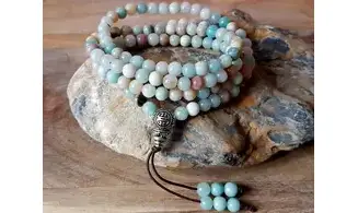 Amazonite Bracelet Mala