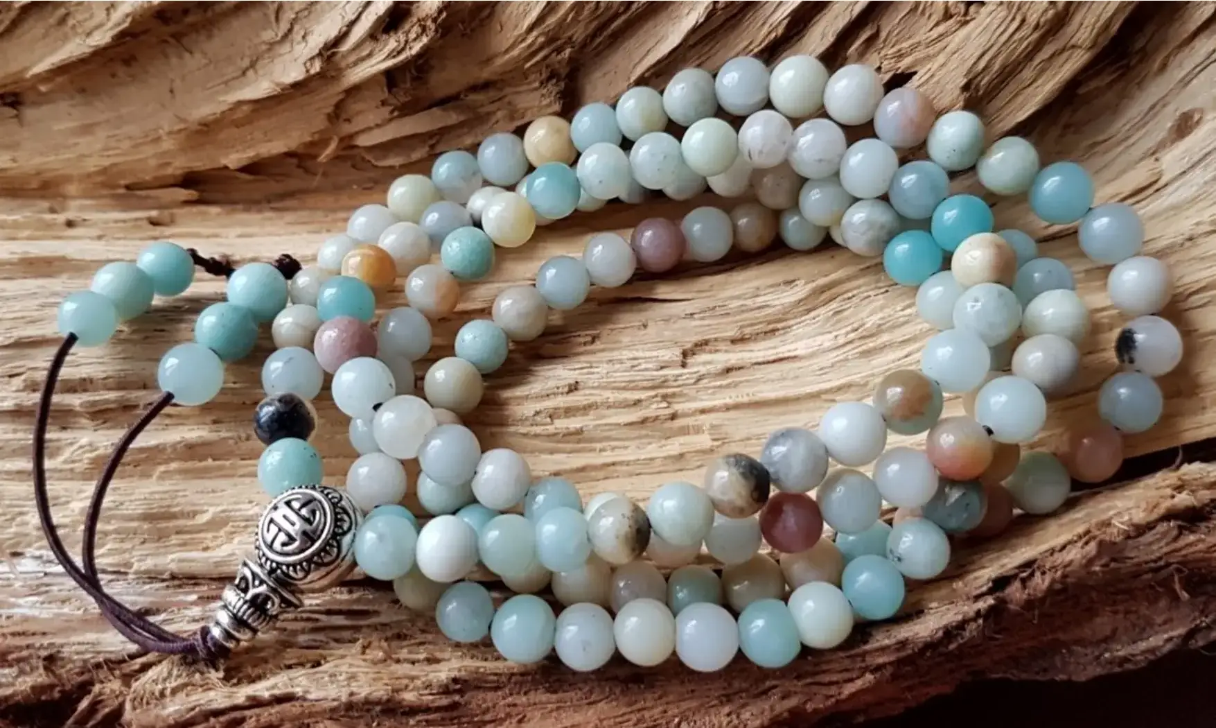 Amazonite Bracelet Mala