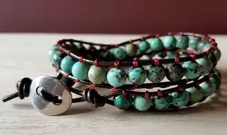 Turquoise d'Afrique Bracelet Boules