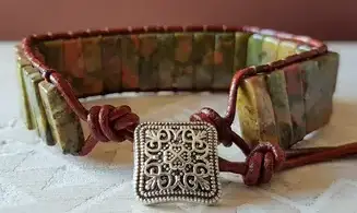 Unakite Bracelet pierres
