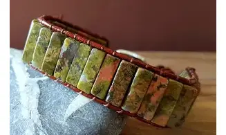 Unakite Bracelet pierres