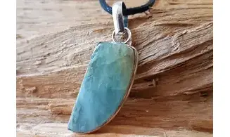 Aigue-Marine pendentif & Argent 2