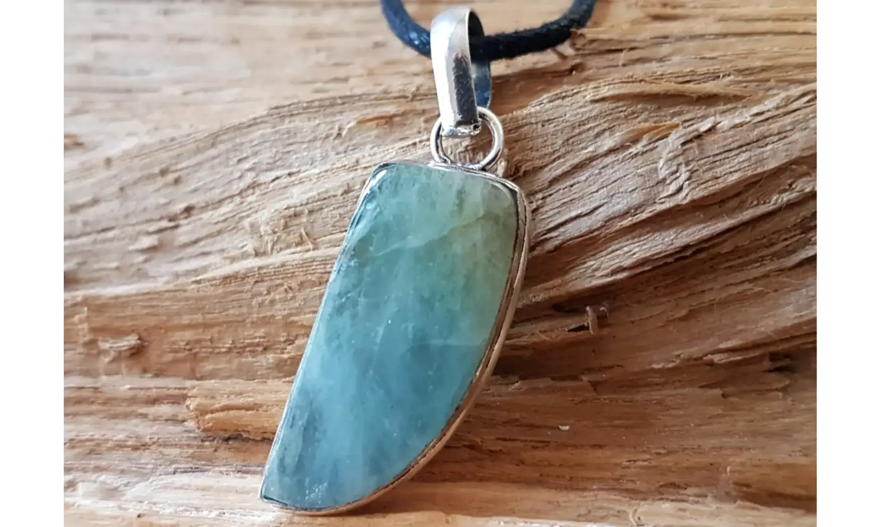 Aigue-Marine pendentif & Argent 2