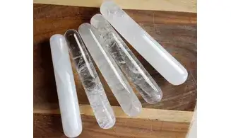 Cristal de roche Bâton Massage pierre