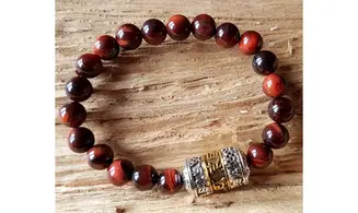 Red Tigereye Bracelet Men