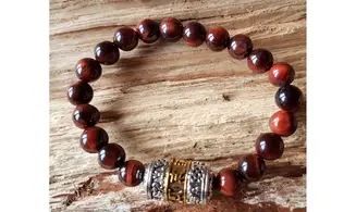 Red Tigereye Bracelet Men