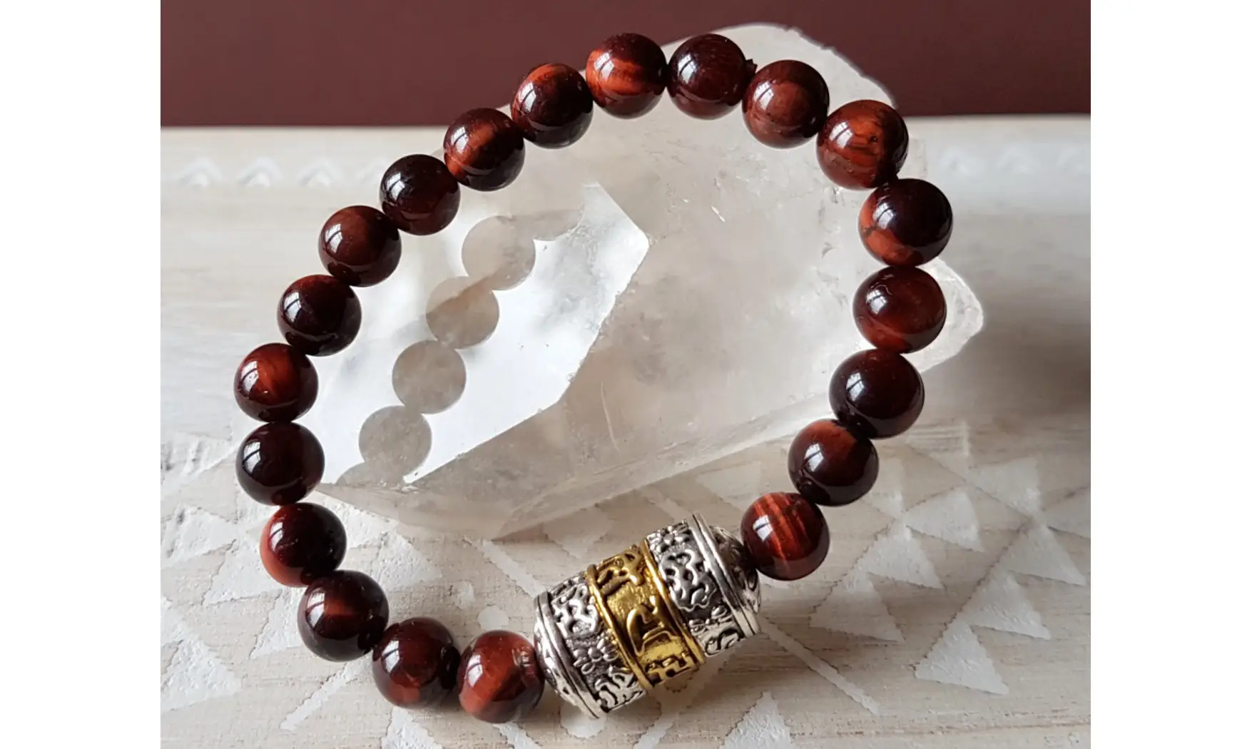 Oeil de Taureau Bracelet pierres
