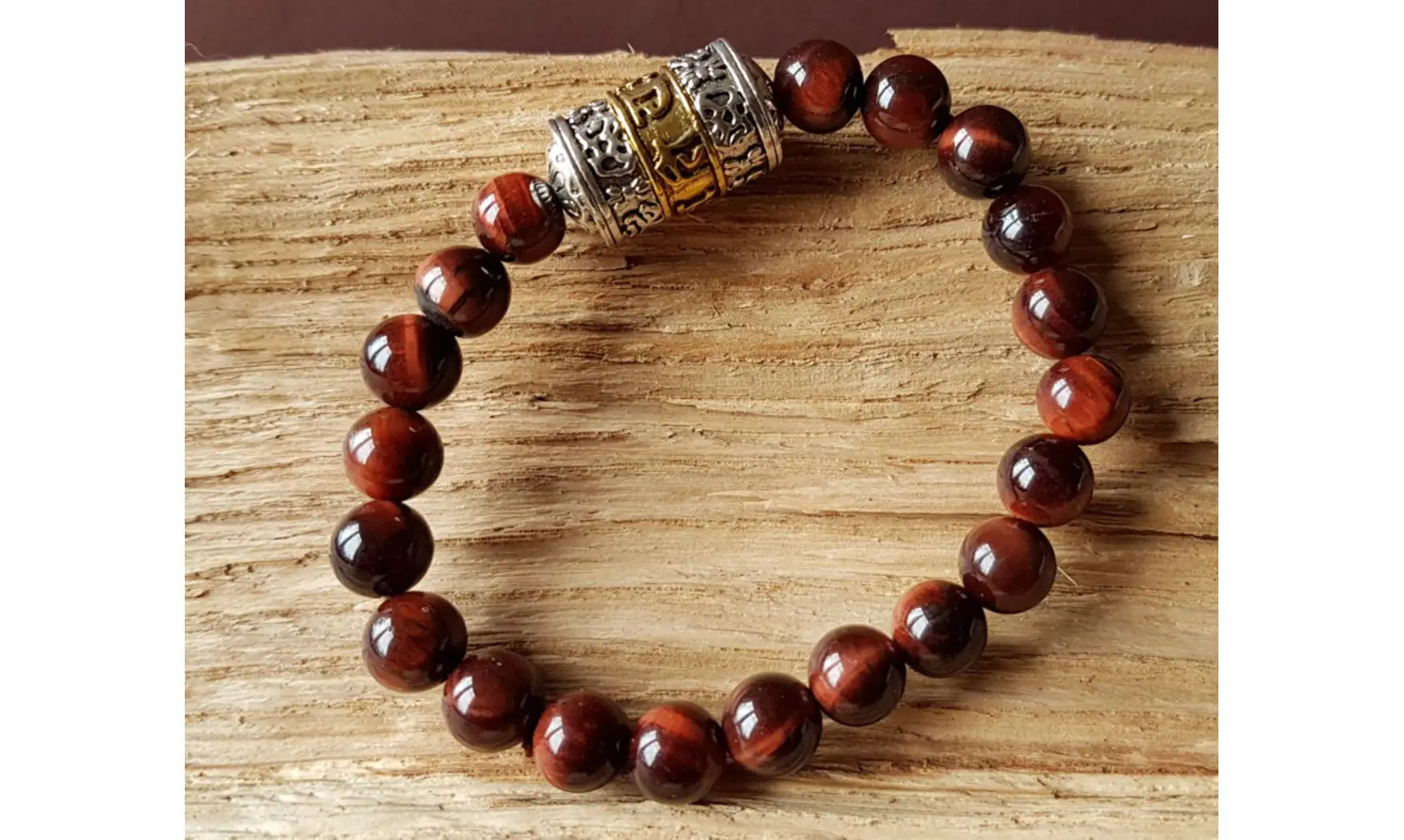 Oeil de Taureau Bracelet pierres