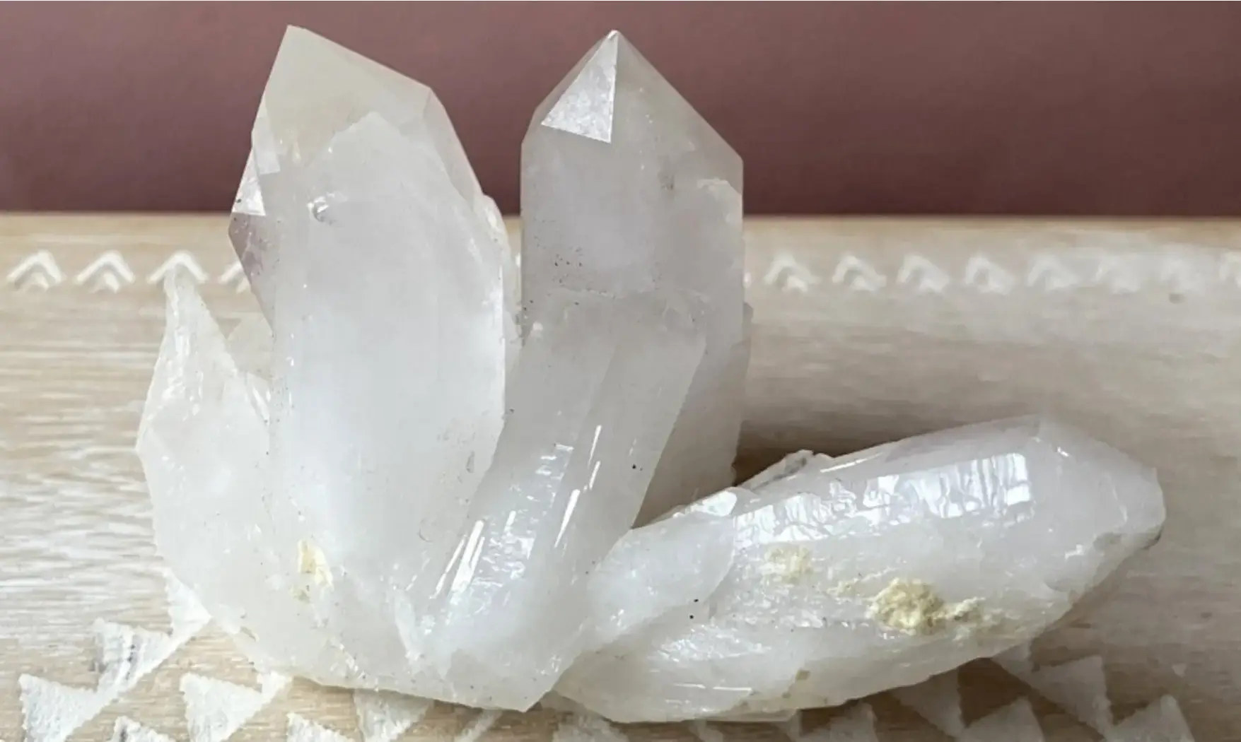 Cristal de roche Gerbe Pierre Brute 6