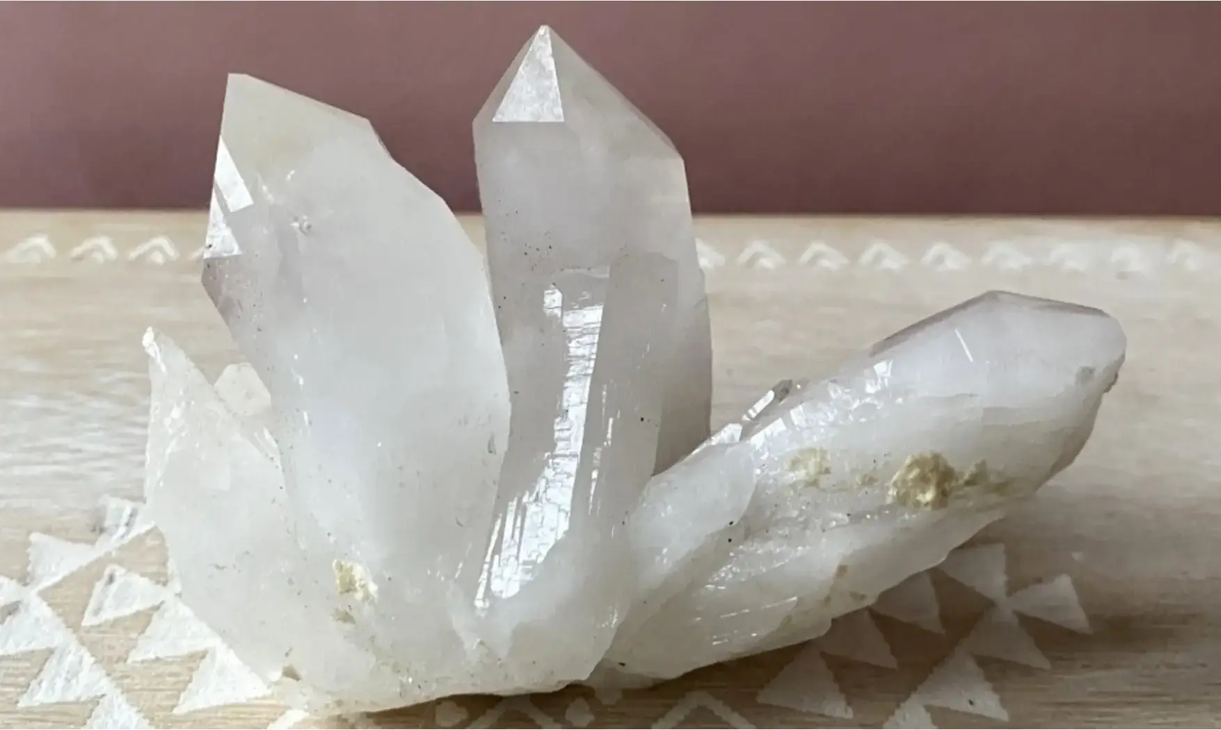 Cristal de roche Gerbe Pierre Brute 6