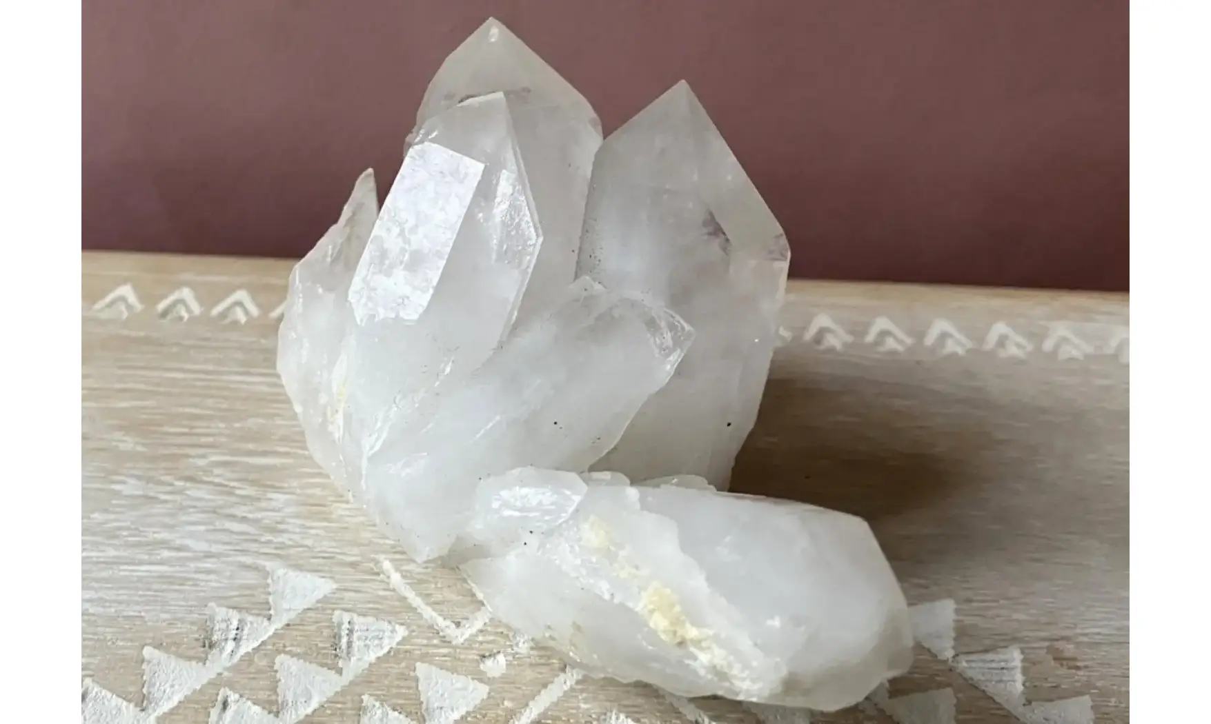 Cristal de roche Gerbe Pierre Brute 6