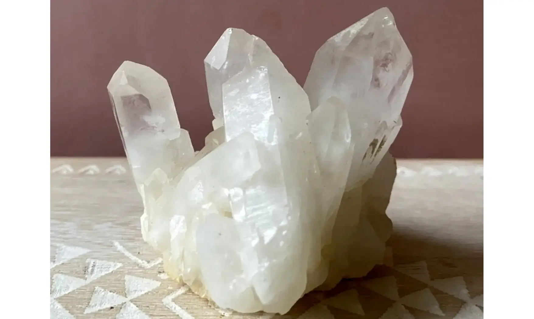 Cristal de roche Gerbe Pierre Brute 7