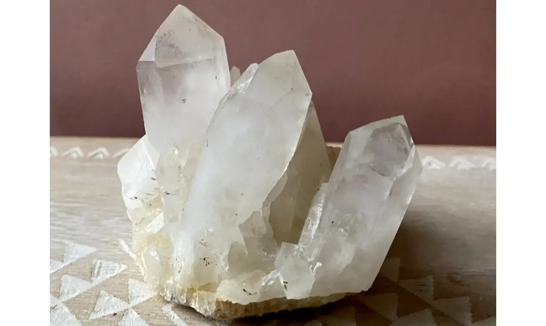 Cristal de roche Gerbe Pierre Brute 7