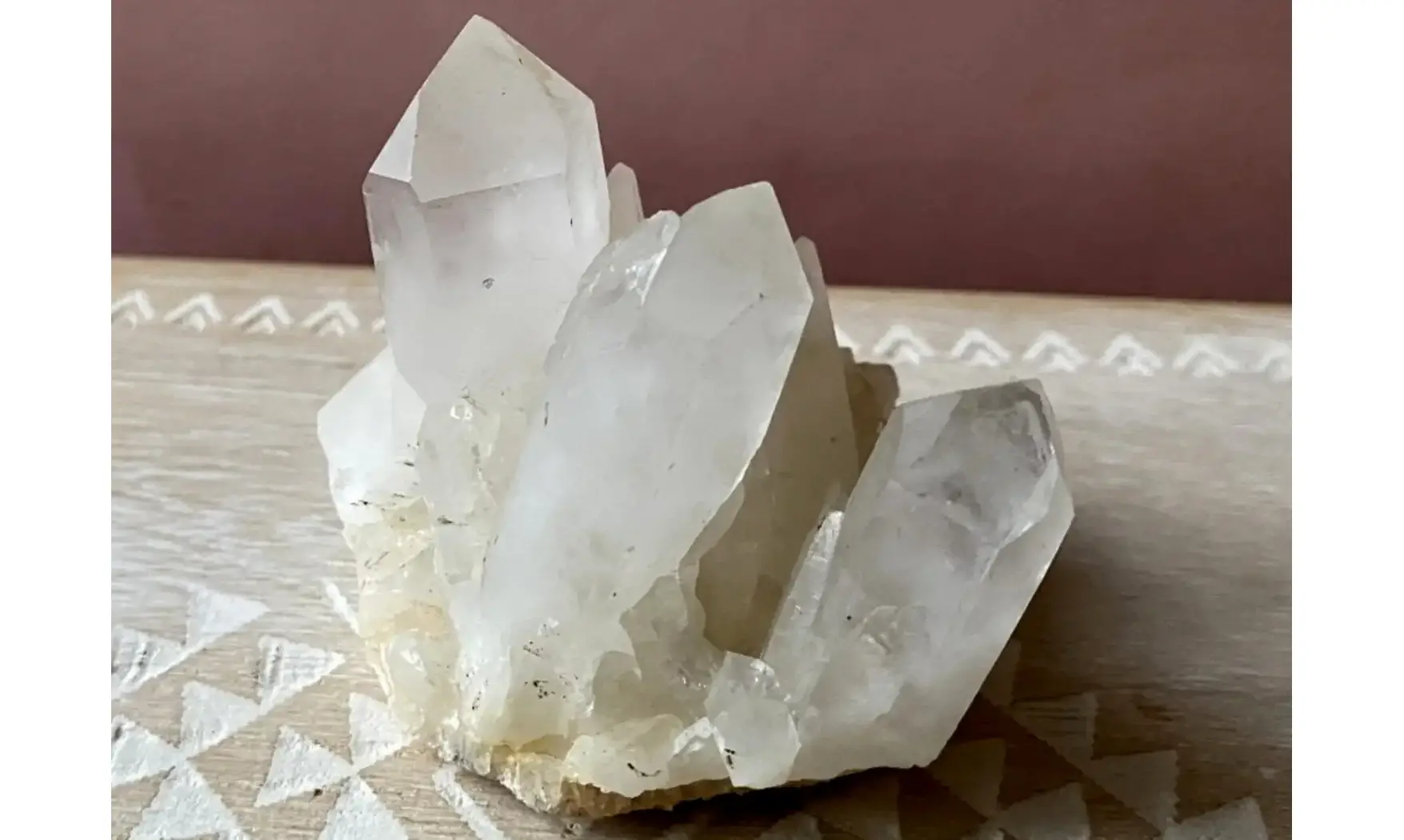 Cristal de roche Gerbe Pierre Brute 7