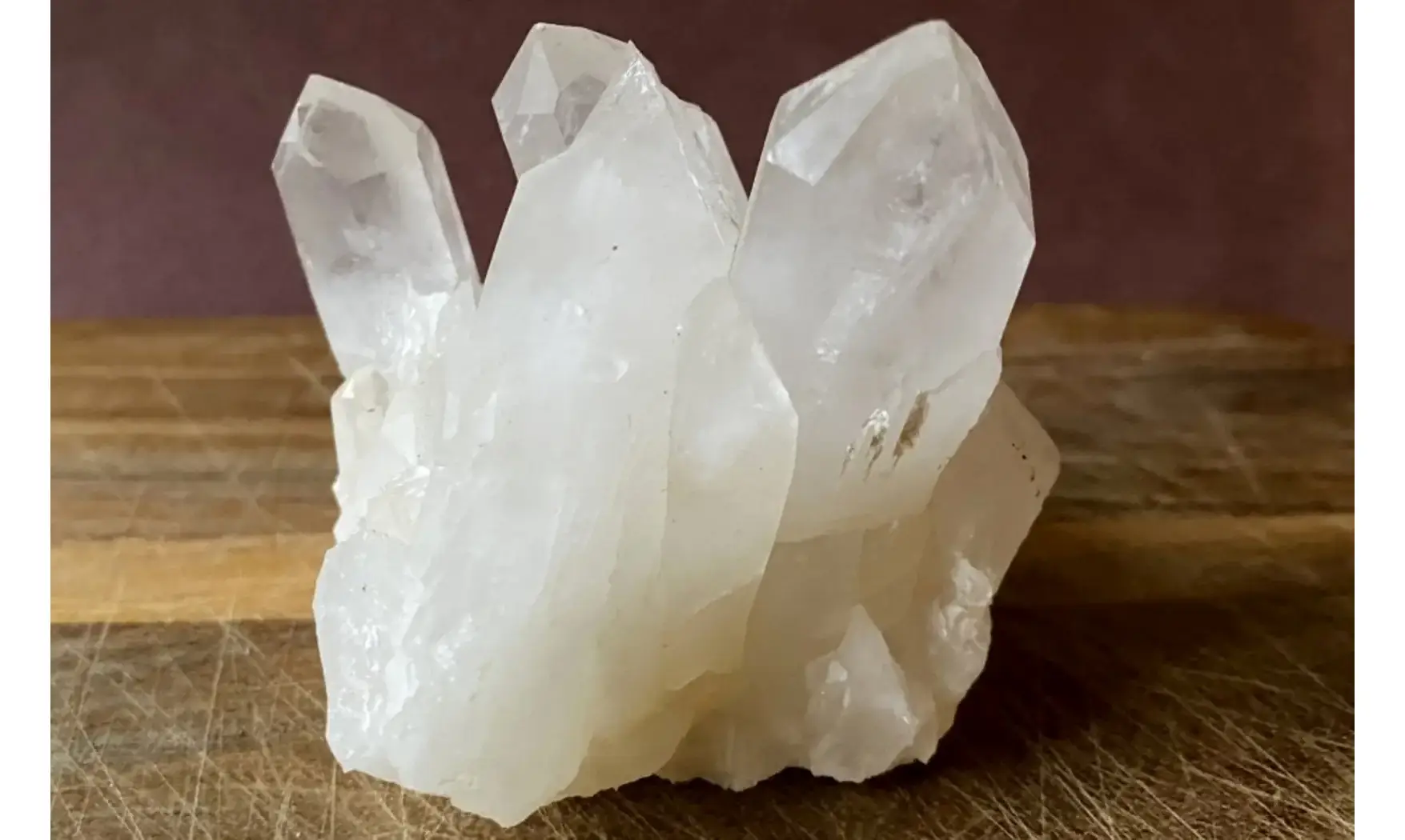 Cristal de roche Gerbe Pierre Brute 7