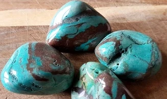 Zebra Jasper turquoise Tumbled Stone