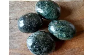 Blue Apatite large tumbled stone