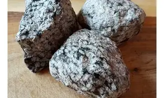 Obsidienne Neige Pierre Brute