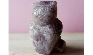 Amethyst Owl gemstone