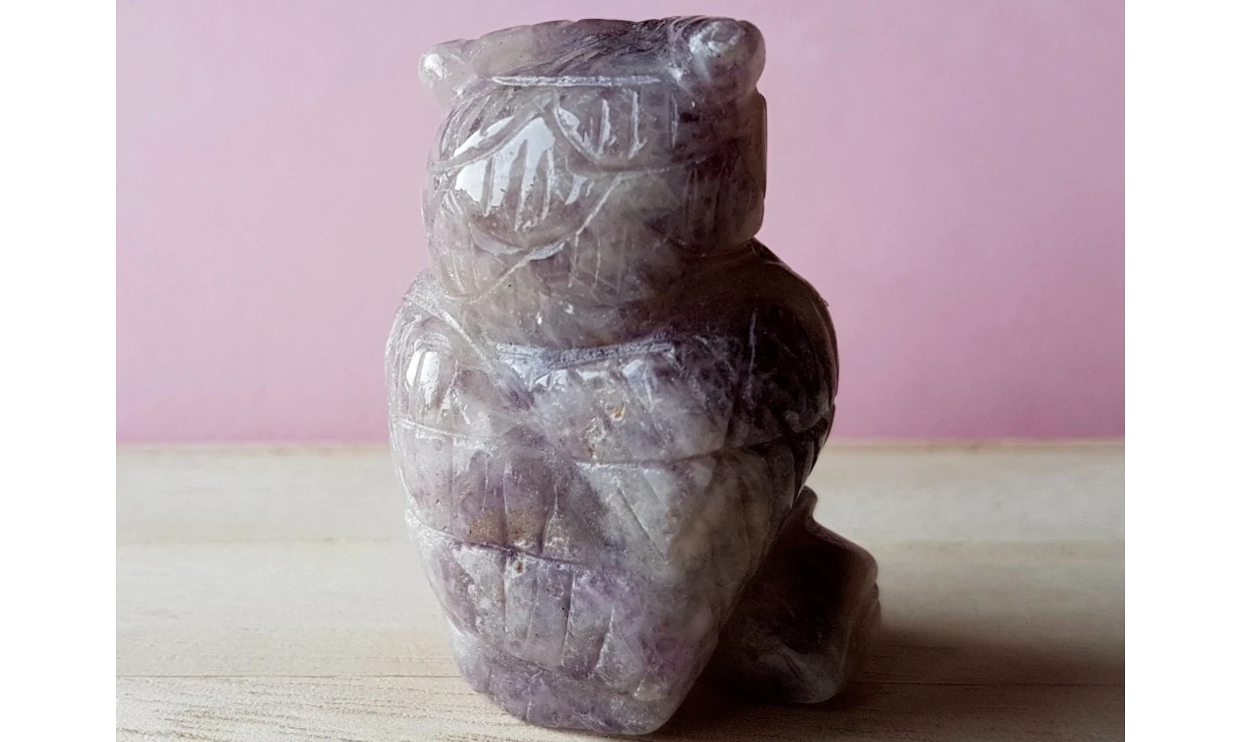 Amethyst Owl gemstone