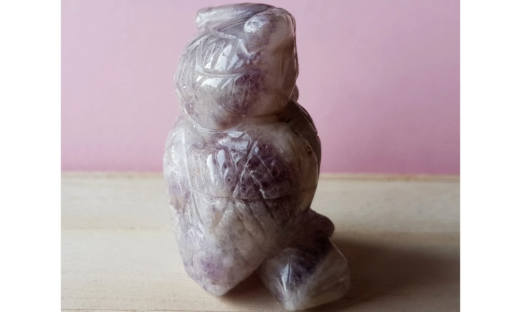 Amethyst Owl gemstone