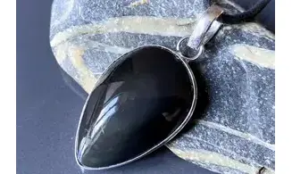 Rainbow Obsidian & 925 Silver plated