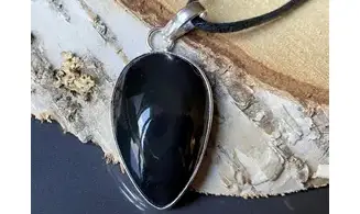 Obsidienne Oeil Céleste pendentif