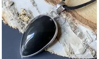 Obsidienne Oeil Céleste pendentif