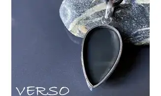Obsidienne Oeil Céleste pendentif