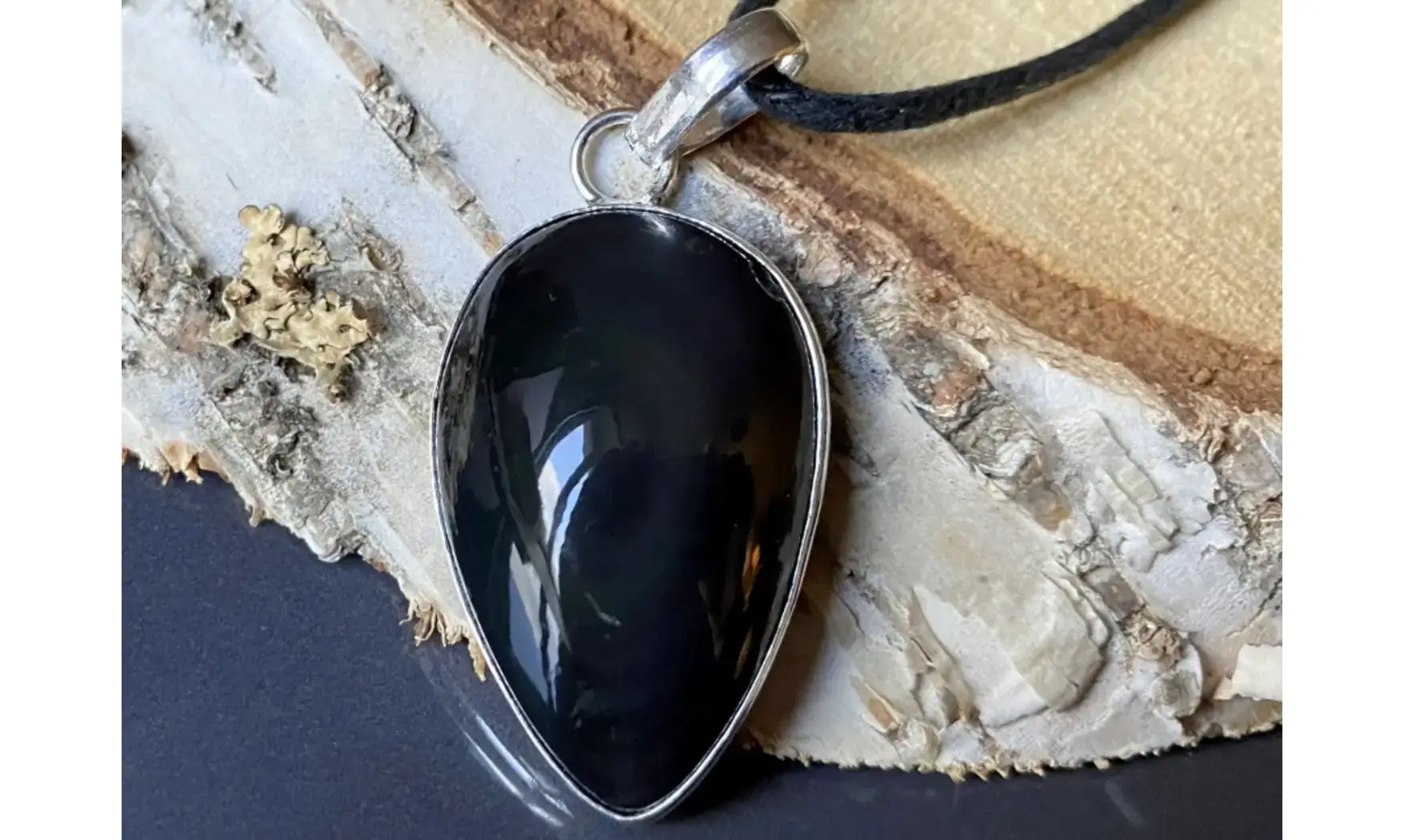 Obsidienne Oeil Céleste pendentif
