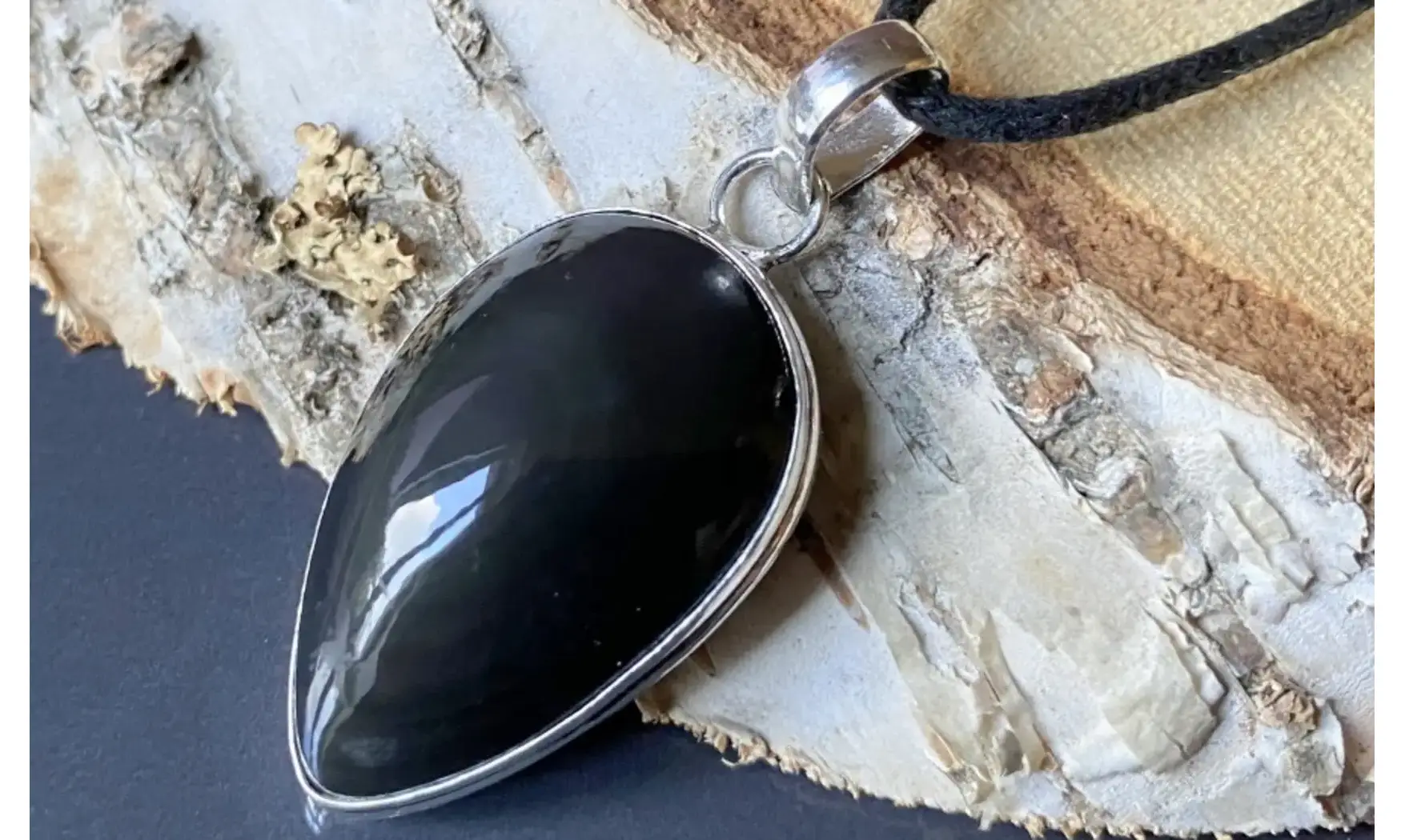 Obsidienne Oeil Céleste pendentif