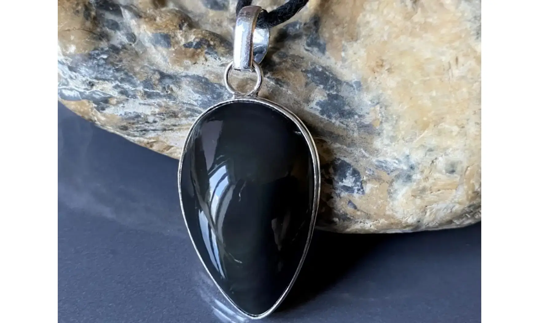 Obsidienne Oeil Céleste pendentif