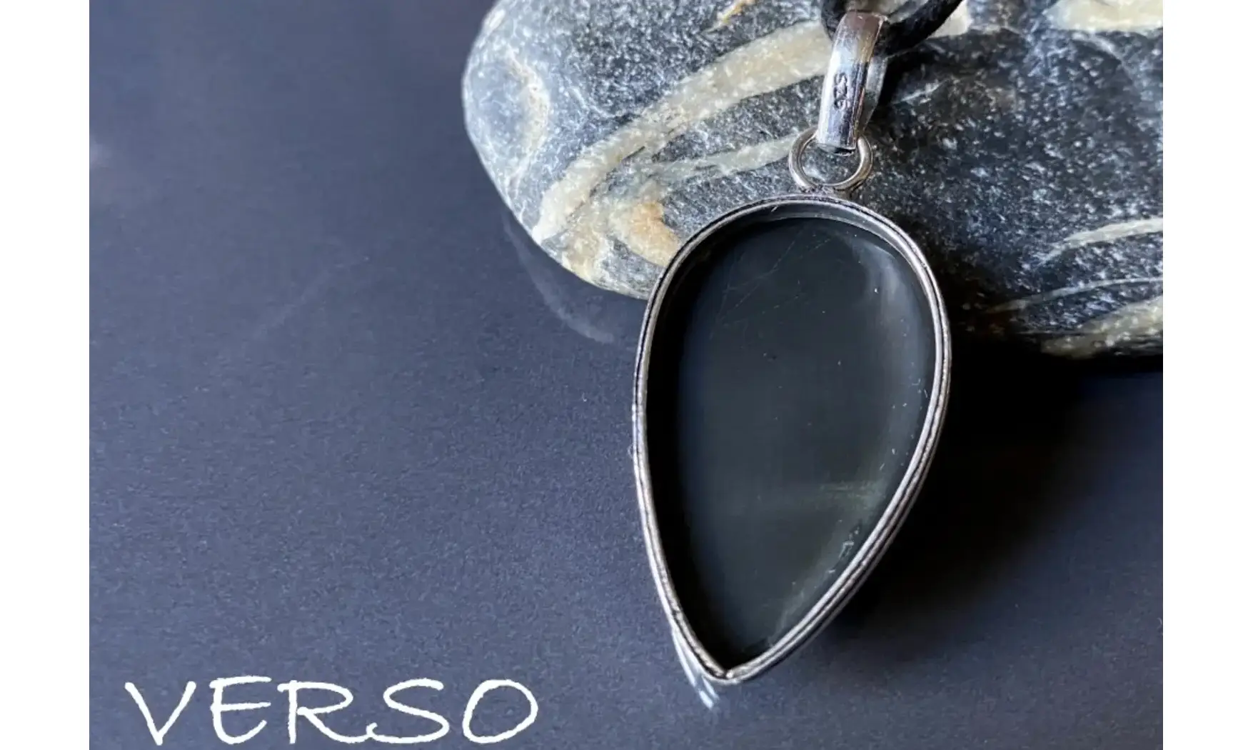 Obsidienne Oeil Céleste pendentif