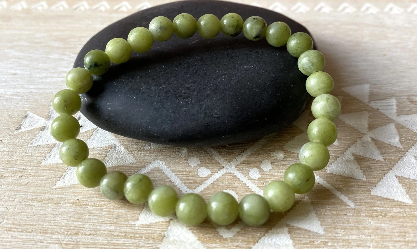 Jade round beads Bracelet